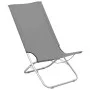 Sillas de playa plegables 2 unidades tela gris de , Sillas de jardín - Ref: Foro24-310377, Precio: 86,95 €, Descuento: %