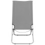 Klappbare Strandkörbe 2 Einheiten grauer Stoff von , Gartenstühle - Ref: Foro24-310377, Preis: 84,03 €, Rabatt: %