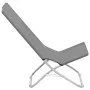 Folding beach chairs 2 units gray fabric by , Garden chairs - Ref: Foro24-310377, Price: 86,95 €, Discount: %