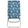 Folding beach chairs 2 pcs fabric with leaf print by , Garden chairs - Ref: Foro24-310382, Price: 75,49 €, Discount: %