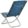 Klappbare Strandkörbe 2 Stück Stoff mit Blattdruck von , Gartenstühle - Ref: Foro24-310382, Preis: 75,41 €, Rabatt: %