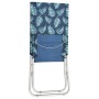 Folding beach chairs 2 pcs fabric with leaf print by , Garden chairs - Ref: Foro24-310382, Price: 84,66 €, Discount: %