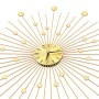 Reloj de pared de metal dorado 70 cm | Foro24.es | Tu tienda online para hogar, jardín y más Foro24.es