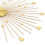 Goldene Metallwanduhr 70 cm von vidaXL, Wanduhren - Ref: Foro24-283862, Preis: 86,31 €, Rabatt: %