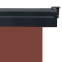 Toldo lateral de balcón marrón 105x250 cm de , Sombrillas - Ref: Foro24-48417, Precio: 63,23 €, Descuento: %