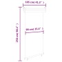 Toldo lateral de balcón marrón 105x250 cm de , Sombrillas - Ref: Foro24-48417, Precio: 63,23 €, Descuento: %