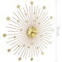 Goldene Metallwanduhr 70 cm von vidaXL, Wanduhren - Ref: Foro24-283862, Preis: 86,31 €, Rabatt: %