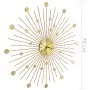 Goldene Metallwanduhr 70 cm von vidaXL, Wanduhren - Ref: Foro24-283862, Preis: 89,79 €, Rabatt: %