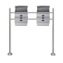 Set of 2 mailboxes with stainless steel support by , mailboxes - Ref: Foro24-271747, Price: 133,90 €, Discount: %