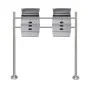 Set of 2 mailboxes with stainless steel support by , mailboxes - Ref: Foro24-271747, Price: 135,36 €, Discount: %