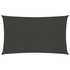 Sail awning anthracite gray HDPE 160 g/m² 6x8 m by , Umbrellas - Ref: Foro24-311085, Price: 90,88 €, Discount: %