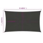 Sail awning anthracite gray HDPE 160 g/m² 6x8 m by , Umbrellas - Ref: Foro24-311085, Price: 94,66 €, Discount: %