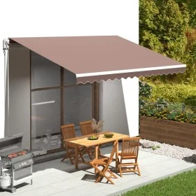 Replacement fabric for brown awning 4.5x3.5 m by , Awnings - Ref: Foro24-311980, Price: 70,56 €, Discount: %