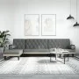 L-förmiges Schlafsofa aus dunkelgrauem Stoff, 260 x 140 x 70 cm von , Sofas - Ref: Foro24-3157273, Preis: 461,80 €, Rabatt: %