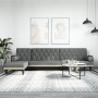 L-förmiges Schlafsofa aus dunkelgrauem Stoff, 260 x 140 x 70 cm von , Sofas - Ref: Foro24-3157273, Preis: 460,38 €, Rabatt: %