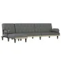 L-förmiges Schlafsofa aus dunkelgrauem Stoff, 260 x 140 x 70 cm von , Sofas - Ref: Foro24-3157273, Preis: 461,80 €, Rabatt: %