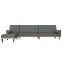 L-förmiges Schlafsofa aus dunkelgrauem Stoff, 260 x 140 x 70 cm von , Sofas - Ref: Foro24-3157273, Preis: 461,80 €, Rabatt: %