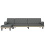 L-förmiges Schlafsofa aus dunkelgrauem Stoff, 260 x 140 x 70 cm von , Sofas - Ref: Foro24-3157273, Preis: 460,38 €, Rabatt: %