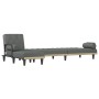 L-förmiges Schlafsofa aus dunkelgrauem Stoff, 260 x 140 x 70 cm von , Sofas - Ref: Foro24-3157273, Preis: 460,38 €, Rabatt: %