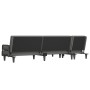 L-förmiges Schlafsofa aus dunkelgrauem Stoff, 260 x 140 x 70 cm von , Sofas - Ref: Foro24-3157273, Preis: 460,38 €, Rabatt: %