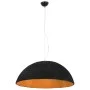 Lámpara colgante negro y dorado E27 Ø70 cm de vidaXL, Lámparas - Ref: Foro24-50941, Precio: 98,28 €, Descuento: %