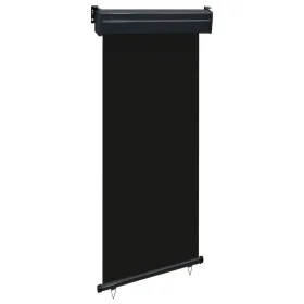 Black balcony side awning 85x250 cm by , Umbrellas - Ref: Foro24-48406, Price: 45,83 €, Discount: %