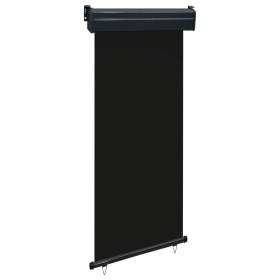 Schwarze Balkon-Seitenmarkise 85x250 cm von , Sonnenschirme - Ref: Foro24-48406, Preis: 46,72 €, Rabatt: %