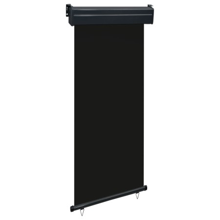 Black balcony side awning 85x250 cm by , Umbrellas - Ref: Foro24-48406, Price: 46,72 €, Discount: %