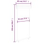 Schwarze Balkon-Seitenmarkise 85x250 cm von , Sonnenschirme - Ref: Foro24-48406, Preis: 46,72 €, Rabatt: %