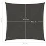 Sail awning anthracite gray HDPE 160 g/m² 4.5x4.5 m by , Umbrellas - Ref: Foro24-311057, Price: 46,51 €, Discount: %