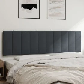 Dunkelgraues, samtgepolstertes Kopfteil 180 cm von , Kopf- und Fußteile - Ref: Foro24-374682, Preis: 65,04 €, Rabatt: %