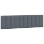 Dunkelgraues, samtgepolstertes Kopfteil 180 cm von , Kopf- und Fußteile - Ref: Foro24-374682, Preis: 68,09 €, Rabatt: %