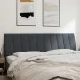 Dunkelgraues, samtgepolstertes Kopfteil 180 cm von , Kopf- und Fußteile - Ref: Foro24-374682, Preis: 65,04 €, Rabatt: %
