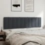 Dunkelgraues, samtgepolstertes Kopfteil 180 cm von , Kopf- und Fußteile - Ref: Foro24-374682, Preis: 65,04 €, Rabatt: %