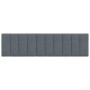 Dunkelgraues, samtgepolstertes Kopfteil 180 cm von , Kopf- und Fußteile - Ref: Foro24-374682, Preis: 68,09 €, Rabatt: %