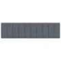 Dunkelgraues, samtgepolstertes Kopfteil 180 cm von , Kopf- und Fußteile - Ref: Foro24-374682, Preis: 65,04 €, Rabatt: %