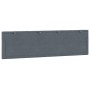 Dunkelgraues, samtgepolstertes Kopfteil 180 cm von , Kopf- und Fußteile - Ref: Foro24-374682, Preis: 68,09 €, Rabatt: %