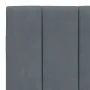 Dark gray velvet padded bed headboard 180 cm by , Headboards and footboards - Ref: Foro24-374682, Price: 67,53 €, Discount: %