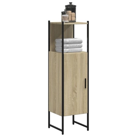 Armario de baño madera ingeniería roble Sonoma 33x33x120,5 cm de , Tocadores - Ref: Foro24-842467, Precio: 78,12 €, Descuento: %