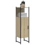 Armario de baño madera ingeniería roble Sonoma 33x33x120,5 cm de , Tocadores - Ref: Foro24-842467, Precio: 78,12 €, Descuento: %