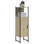 Engineered wood bathroom cabinet in Sonoma oak, 33x33x120.5 cm by , Dressing tables - Ref: Foro24-842467, Price: 76,57 €, Dis...