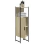 Engineered wood bathroom cabinet in Sonoma oak, 33x33x120.5 cm by , Dressing tables - Ref: Foro24-842467, Price: 76,57 €, Dis...