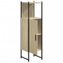 Armario de baño madera ingeniería roble Sonoma 33x33x120,5 cm de , Tocadores - Ref: Foro24-842467, Precio: 78,12 €, Descuento: %