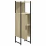 Engineered wood bathroom cabinet in Sonoma oak, 33x33x120.5 cm by , Dressing tables - Ref: Foro24-842467, Price: 76,57 €, Dis...