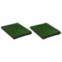 Inodoros mascotas con bandeja césped artificial 2 uds 63x50x7cm