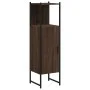 Oak brown engineered wood bathroom cabinet 33x33x120.5 cm by , Dressing tables - Ref: Foro24-842470, Price: 71,01 €, Discount: %