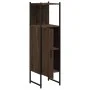 Oak brown engineered wood bathroom cabinet 33x33x120.5 cm by , Dressing tables - Ref: Foro24-842470, Price: 71,01 €, Discount: %