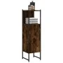 Armario de baño madera ingeniería roble ahumado 33x33x120,5 cm by , bathroom vanities - Ref: Foro24-842468, Price: 62,64 €, D...