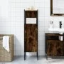Armario de baño madera ingeniería roble ahumado 33x33x120,5 cm by , bathroom vanities - Ref: Foro24-842468, Price: 62,64 €, D...
