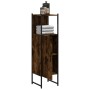 Armario de baño madera ingeniería roble ahumado 33x33x120,5 cm by , bathroom vanities - Ref: Foro24-842468, Price: 63,85 €, D...